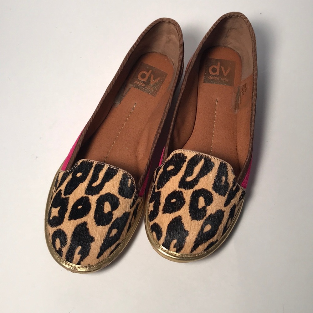 Dolce Vita Leopard and Pink Flat